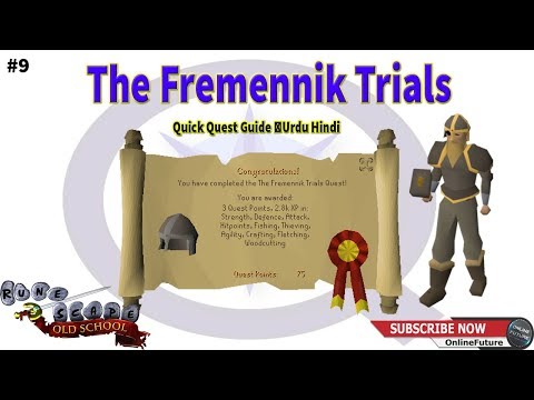 OSRS│How To Complete The Fremennik Trials Quest 2019 │Quick Quest Guide │Urdu Hindi