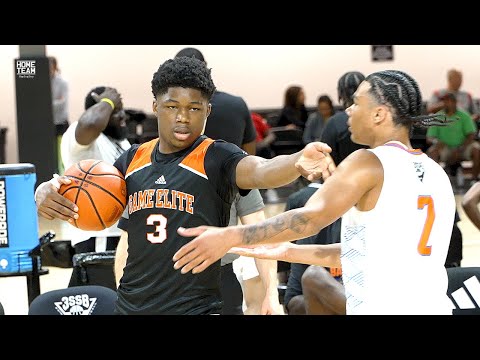 Nasir Anderson and Game Elite vs Dream Vision at Adidas 3SSB Palmetto Road Championship in Rock Hill