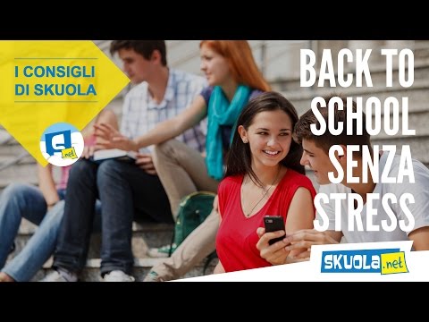 Back to School, ma senza stress