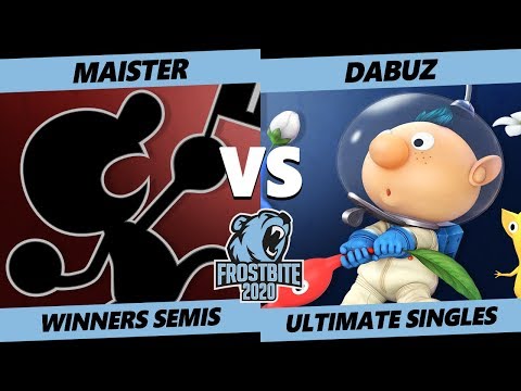 Frostbite 2020 SSBU Winnes Semis - SSG | Maister (G&W) Vs. Liquid | Dabuz (Olimar) Ultimate Singles