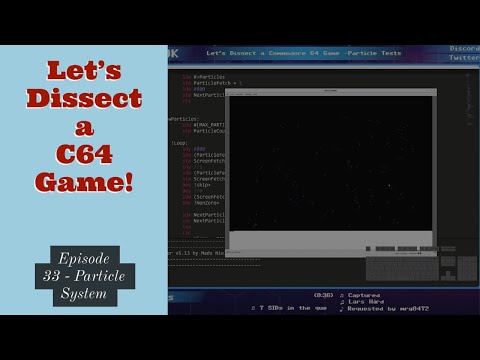 Lets Dissect a Commodore 64 Game! - Episode 33 -  Particle System - 13/08/2020