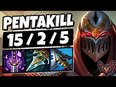 Zed MID vs Akali [ OTP ] Lol Korea Grandmaster Patch 12.19 ✅