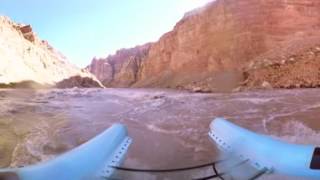 360° Video-Whitewater Rafting in BIG water (47,000 CFS!) on the Colorado River in Cataract Canyon