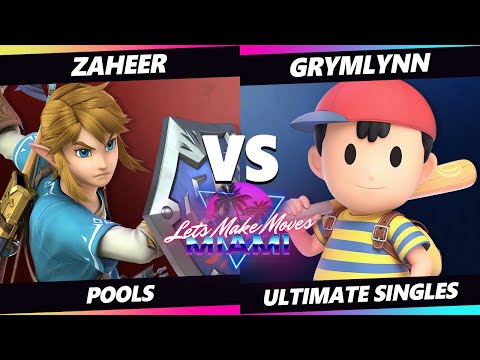 Let's Make Moves Miami - Zaheer (Link) Vs. Grymlynn (Ness) SSBU Ultimate Tournament