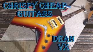 Video thumbnail for Chrispy Cheap Guitars: Dean VX Review and Demonstration by Chrispy Guitars