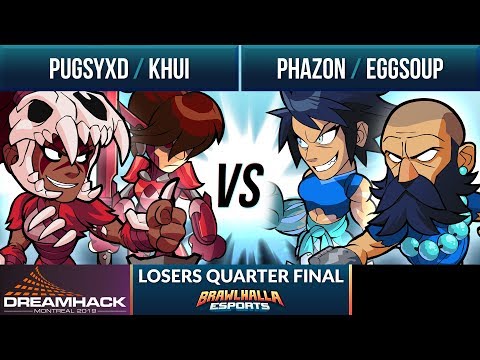 Phazon & Eggsoup vs Pugsyxd & Khui - Losers Quarter Final - DreamHack Montreal 2019 2v2