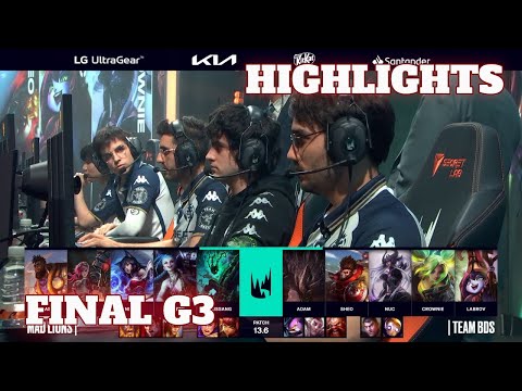 BDS vs MAD - Game 3 Highlights | Final LEC Spring 2023 Playoffs | Team BDS vs Mad Lions G3
