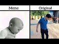 AI Baby Holding Laugh Meme Vs Original