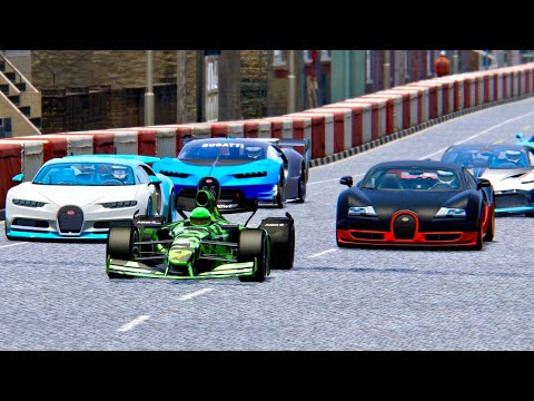 2021 Formula Rapide vs Bugatti Supercars - Highlands