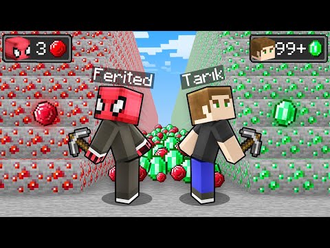 FERİTED vs TARIK MADENCİLİK YARIŞMASI (Minecraft)
