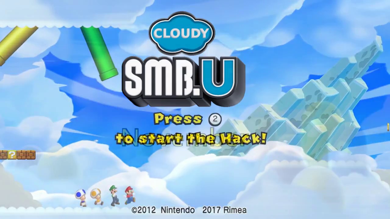 Cloudy Super Mario Bros. U - Reveal Trailer