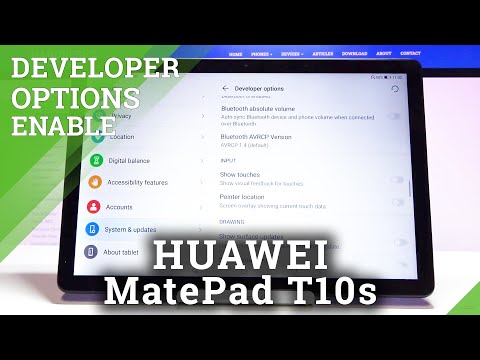 How to Enter Developer Options on HUAWEI MatePad T10s - Developer Mode
