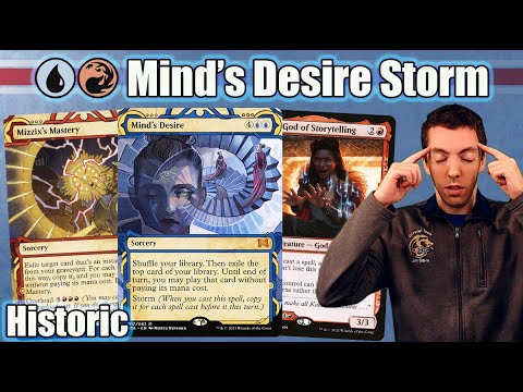 (Historic) 🔵🔴 Mind's Desire Storm - That Card Is Legal?!