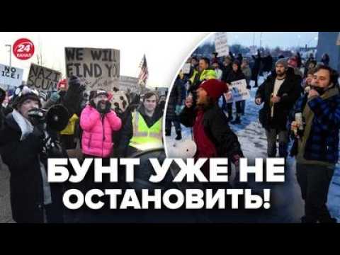 😮Look what's happening in the USA! THOUSANDS of Americans took to the streets. Trump responded im...