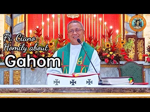 Fr. Ciano Homily about GAHOM - 11/25/2022