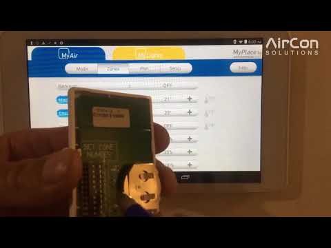 Video thumbnail for MyAir wall sensor setup