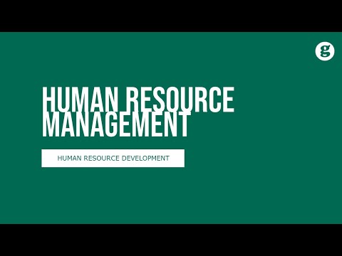 Human Resource Development