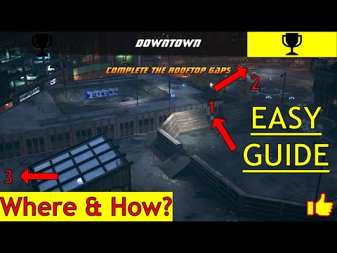 Complete the Rooftop Gaps Downtown - Tony Hawks Pro Skater 1 and 2