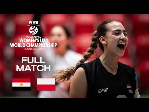 Egypt vs. Poland - Pool C | Women's U21 World Champs 2025 - Full Match