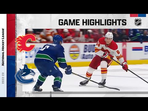 Flames @ Canucks 9/25 | NHL Highlights 2022