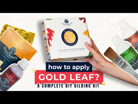 How to Apply Gold Leaf: Step-by-Step with the DIY Gilding Kit
