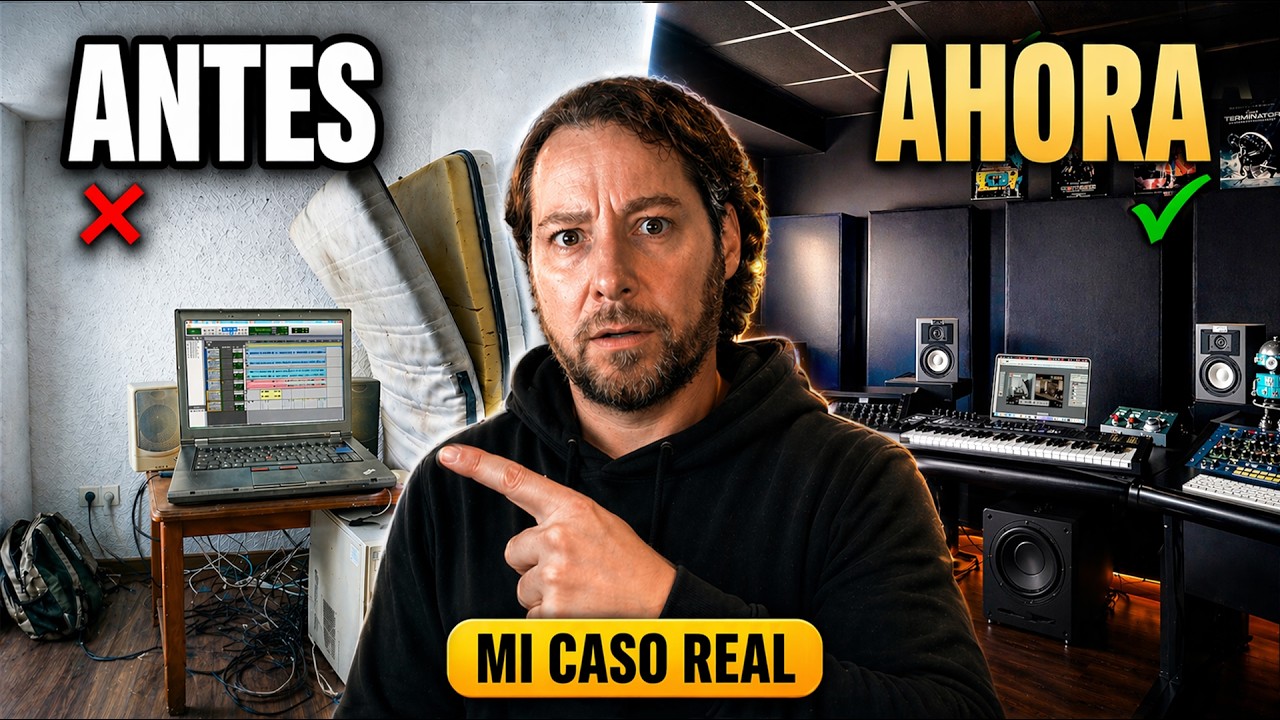 Convertí una habitación destrozada en un ESTUDIO PRO