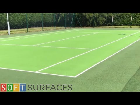 Tennis Court Cleaning and Repainting in Sheffield, South Yorkshire | Clean & Paint Job