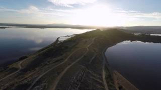 preview picture of video 'L'étang du Doul , Peyriac-de-Mer par drone'