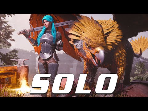 I Survived SOLO Playing Small Tribes - Official ARK: Survival Ascendend