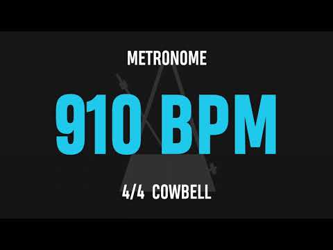 910 BPM 4/4 - Best Metronome (Cowbell)