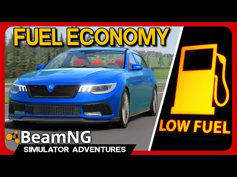 BeamNG Fuel Economy Challenge - BEST Luxury Sedan Mods!