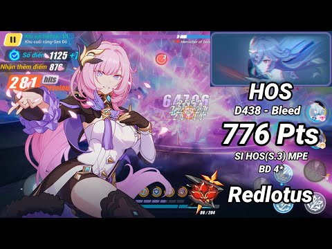 Redlotus D438: HOS (Bleed) 776 Pts - SI HOS(S.3) MPE BD 4* | Honkai 6.5