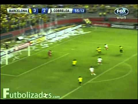 Barcelona 4 - Cobreloa 3. Copa Sudamericana 2012.