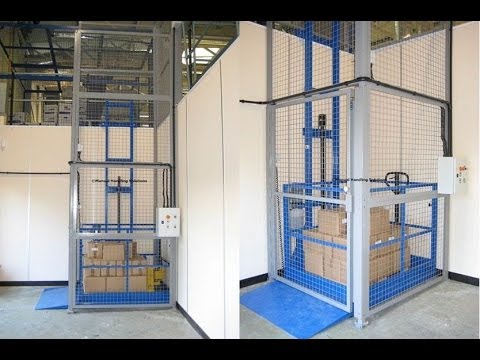 Mezzanine Hydraulic Goods Lift Installation