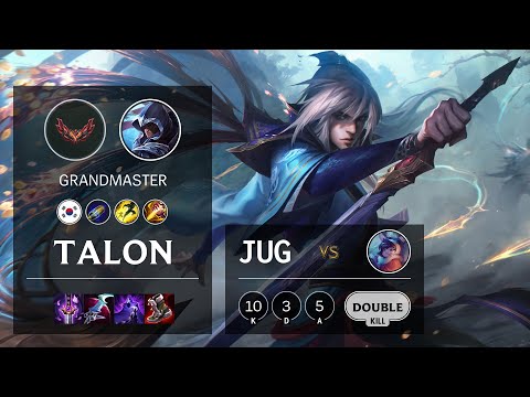 Talon Jungle vs Nunu & Willump - KR Grandmaster Patch 12.4