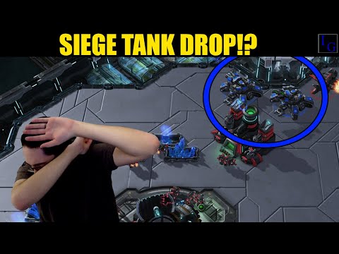 Siege Tank DROP!? | Terran vs Terran LIVE GAME | Starcraft 2 Ladder TvT SC2 Match