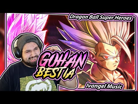 RAP DE GOHAN MODO BESTIA - IVANGEL MUSIC ft Hollywood Legend | DRAGON BALL SUPER HERO RAP | Reaccion