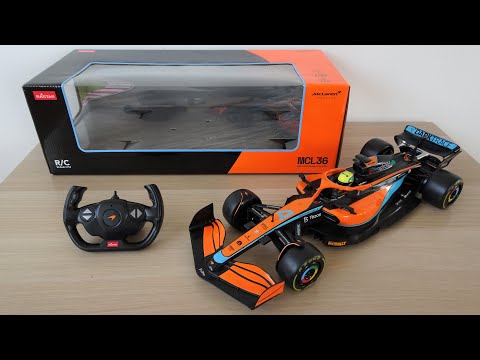 NEW Rastar McLaren MCL36 F1 (Lando Norris) 1:12 Scale RC Car - Unboxing, detailed review & testing