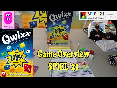 Qwixx Longo, Game Overview at Essen SPIEL '21 - New Game Releases