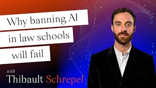 Thibault Schrepel - Why banning AI in law schools will fail