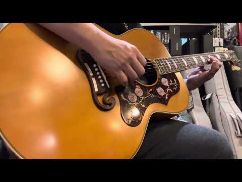 (Epiphone Inspired by Gibson Custom) Epiphone 1957 SJ-200 Acoustic-Electric Guitar - Antique Natural