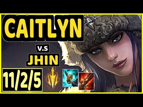INNAXE (CAITLYN) vs JHIN - 11/2/5 KDA BOTTOM ADC CHALLENGER GAMEPLAY - EUW