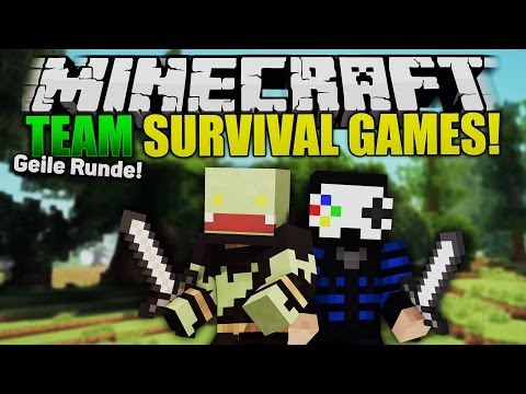 GEILE RUNDE mit GermanLetsPlay! - Minecraft TEAM SURVIVAL GAMES | ungespielt