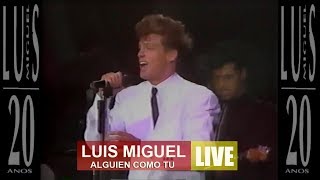 LUIS MIGUEL - ALGUIEN COMO TU  (LIVE) (Voz en Directo)Teatro La Campiña Venezuela&#39;90 RCTV.