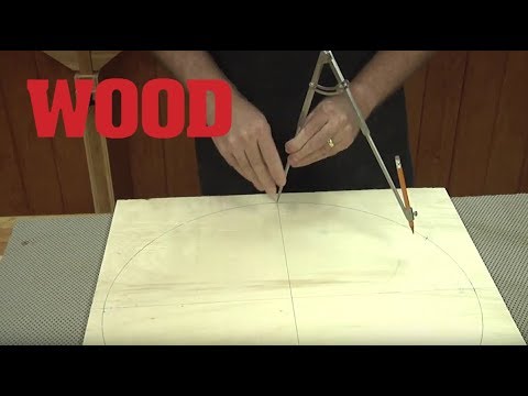 How To Divide A Circle For A Clock - WOOD magazine