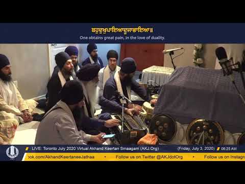 036 Toronto July 2020 Friday Morning  - Bhai Jaswinder Singh Jee Toronto