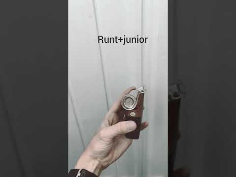 Sticky Brick Junior 2019 with glass from Flip Brick 2019 / Runt comparison