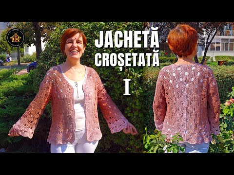 Cum crosetam Jacheta de vara (bolero) din hexagon Daria - Partea I