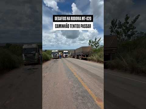 Engarrafamento MT-020 a Paranatinga-MT 🔂 Canarana |  #matogrosso #araguaia #noticias #viralshorts