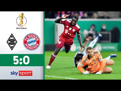 Borussia Mönchengladbach - FC Bayern München | Highlights - DFB-Pokal 2021/22 | 2. Runde